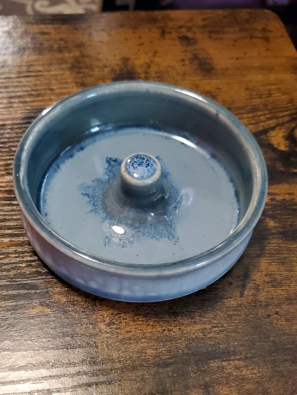 BAGELER EARTH TONES POTTERY Reactive Glaze FRANCINE ZAJAC Hand Crafted DISH